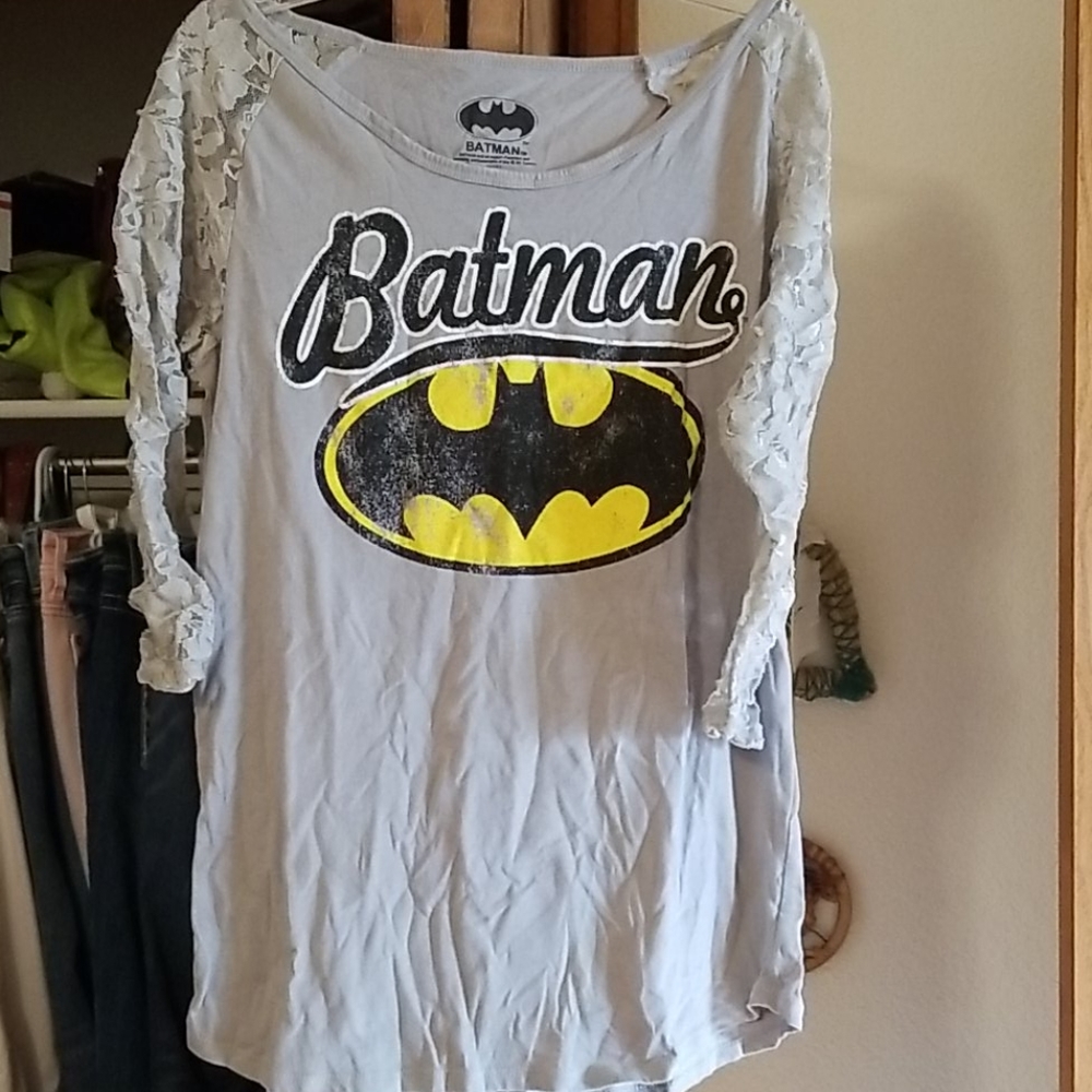 Quarter Length Batman Shirt